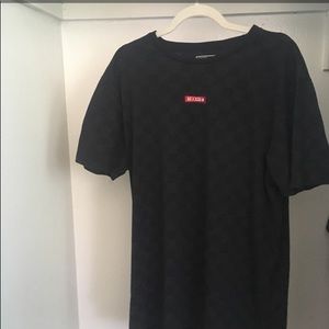 Mens, Short Sleeve, Checkered Print